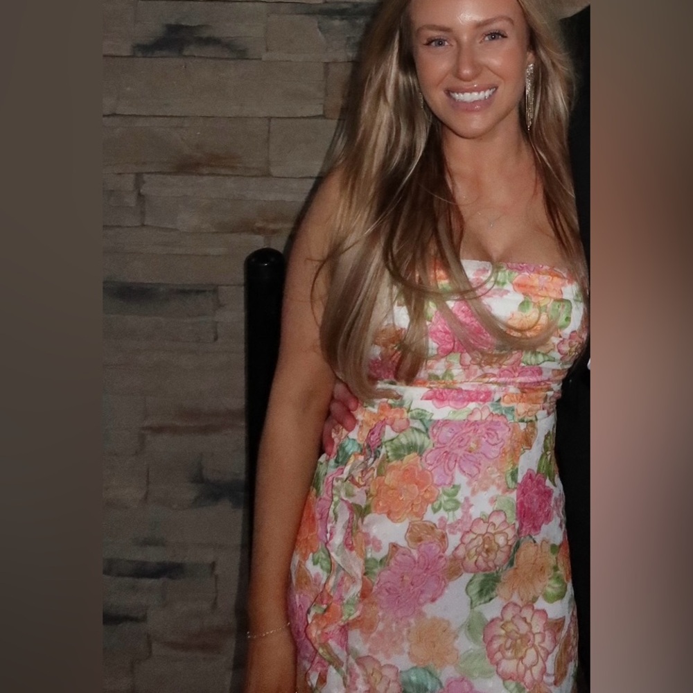Floral Ruffle Maxi Dress - Picture 5 of 5
